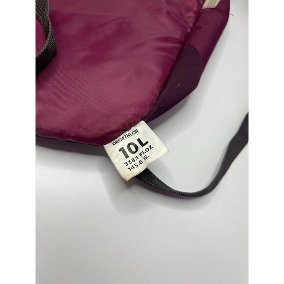 Quechua Decathlon 10L Dark Purple Backpack 14x10" Zip Up FLAW - Picture 4 of 7